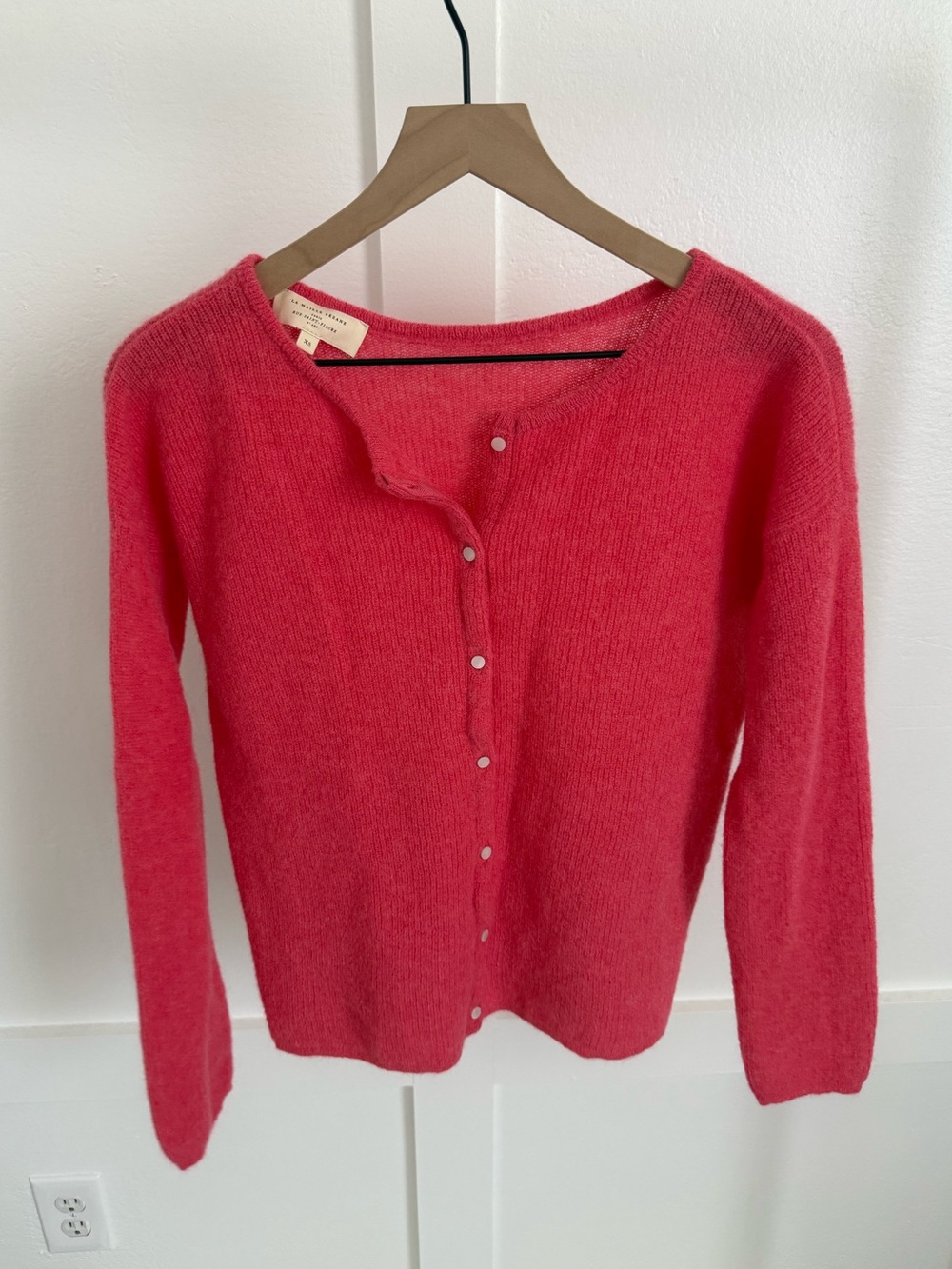 Sezane Gaspard Cardigan 90s Pink